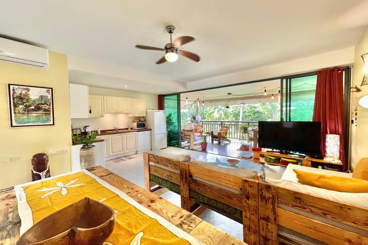 Vaiava Beach Carlton- Tahiti - Beachfront Luxury Residence & Pool - 4 Pers Punaauia  Dış mekan fotoğraf